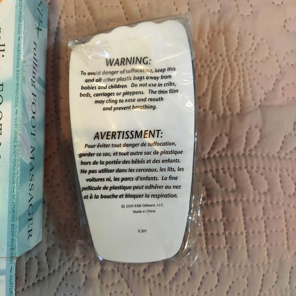 Spa essentials rolling foot massager New in Box - Picture 5 of 5